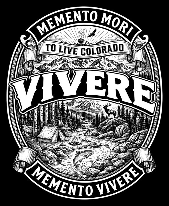 Oval badge - TO LIVE COLORADO on top